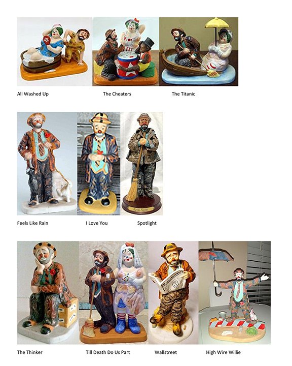 Emmett Kelly Original Circus Collection